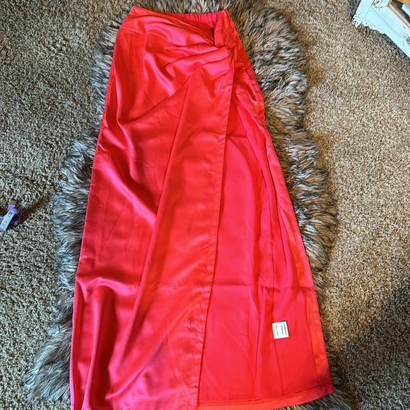 Line & Dot DELLA SKIRT - BRIGHT CORAL XS - Picture 8 of 12